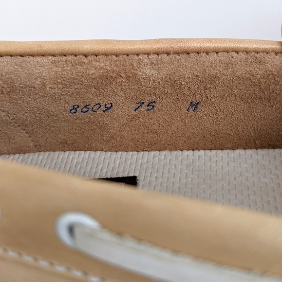 🇨🇦 Vintage Harvard By Santana Leather Loafers Boat Shoes - Picture 9 of 10